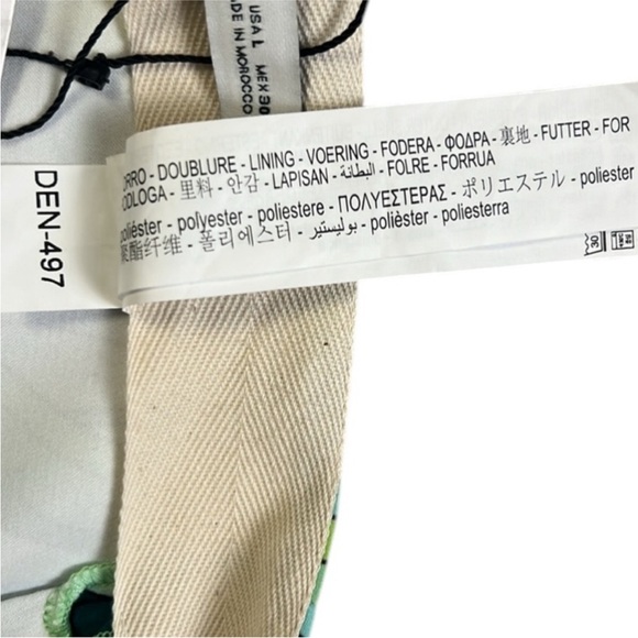 Zara Multi Green Patterned Women's A-Line Mini Skirt - Picture 9 of 9